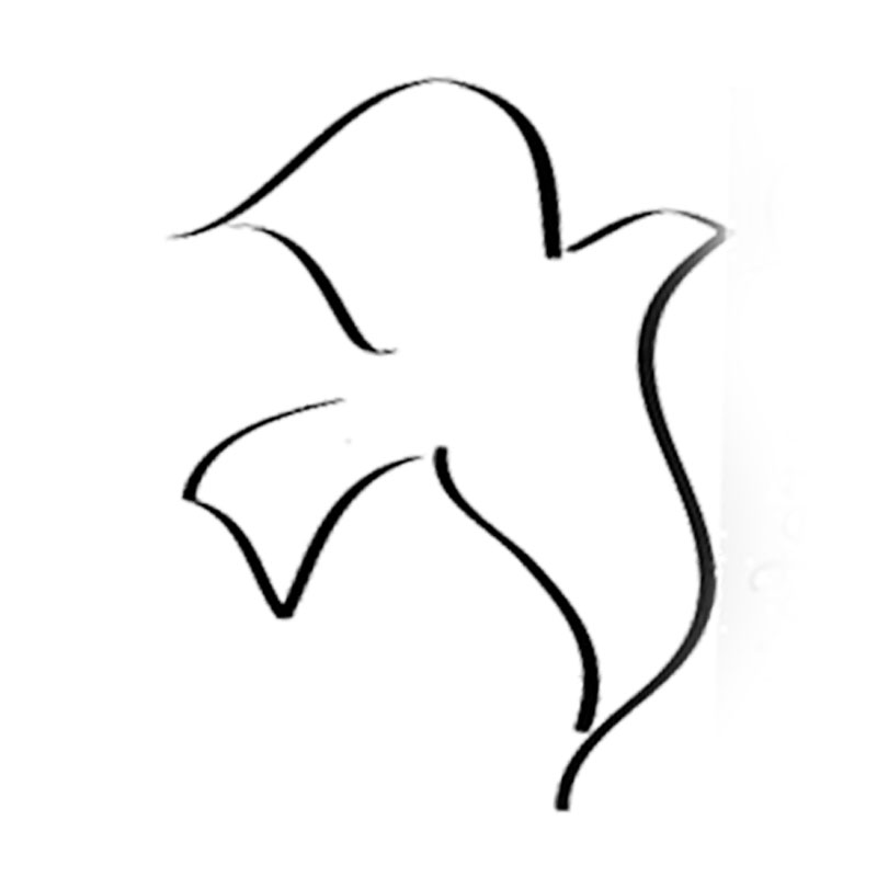 #1948 - Dove Outline - Religious